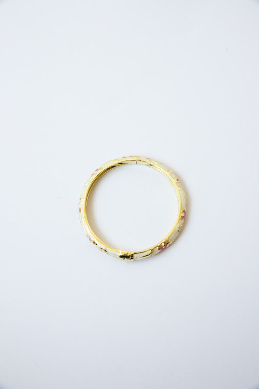 The Gold Floral Bangle