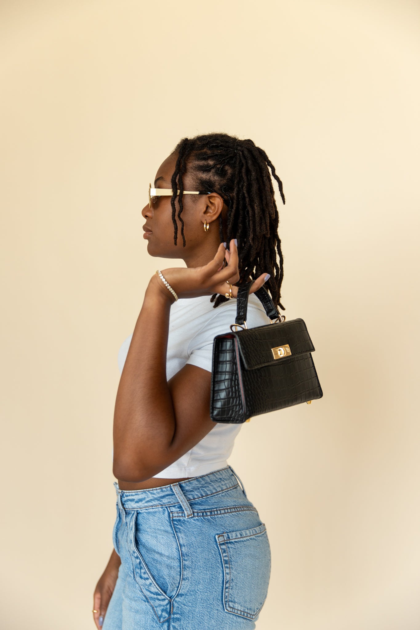 The Upper Westside Handbag - Black