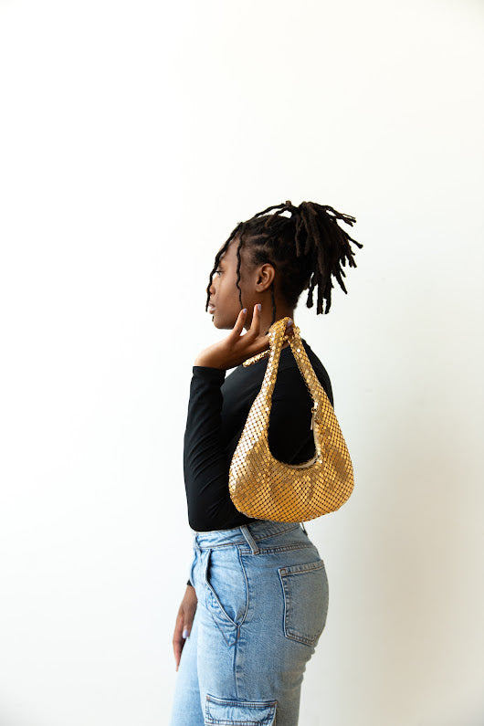 The Party Girl Handbag - Gold