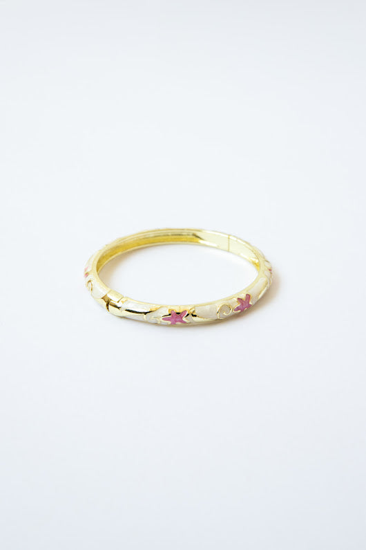 The Gold Floral Bangle