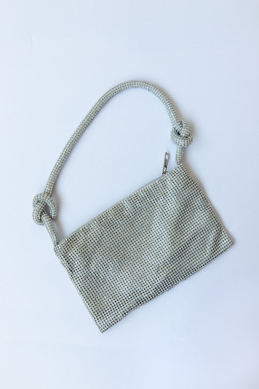 The Crystal Handbag - Silver